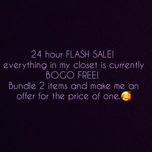 FLASH SALE!!